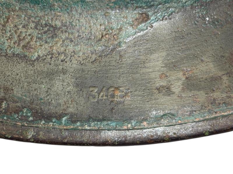 WH (HEER) M35 Double Decal Helmet Shell — image 10