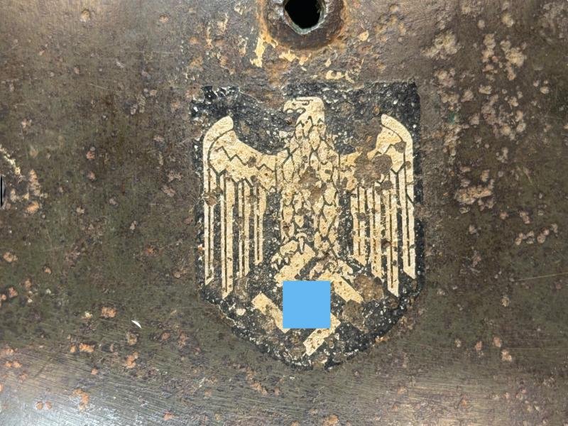 WH (HEER) M35 Double Decal Helmet Shell — image 3