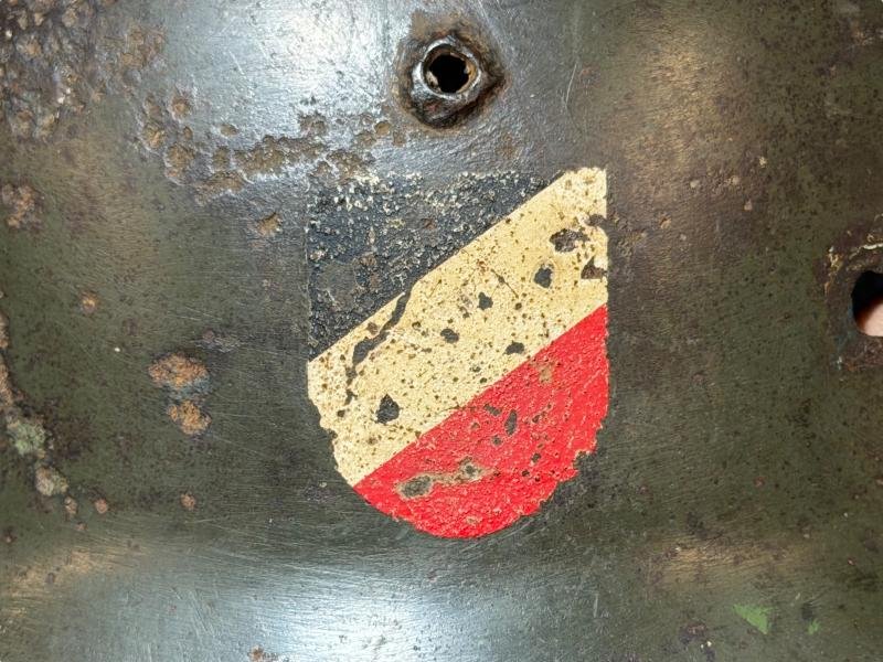 WH (HEER) M35 Double Decal Helmet Shell — image 5