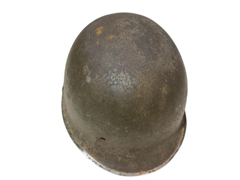 US M1 Fixed Bale Battle Damage Helmet Shell — image 8