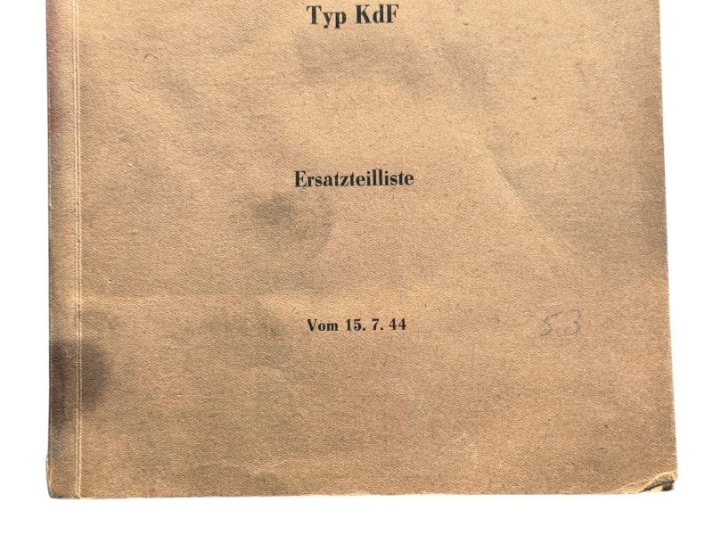 KDF Booklet/Manual -1944- — image 3
