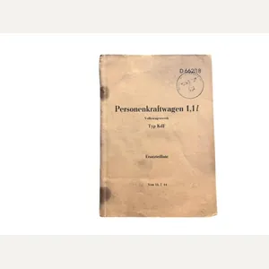 KDF Booklet/Manual -1944-