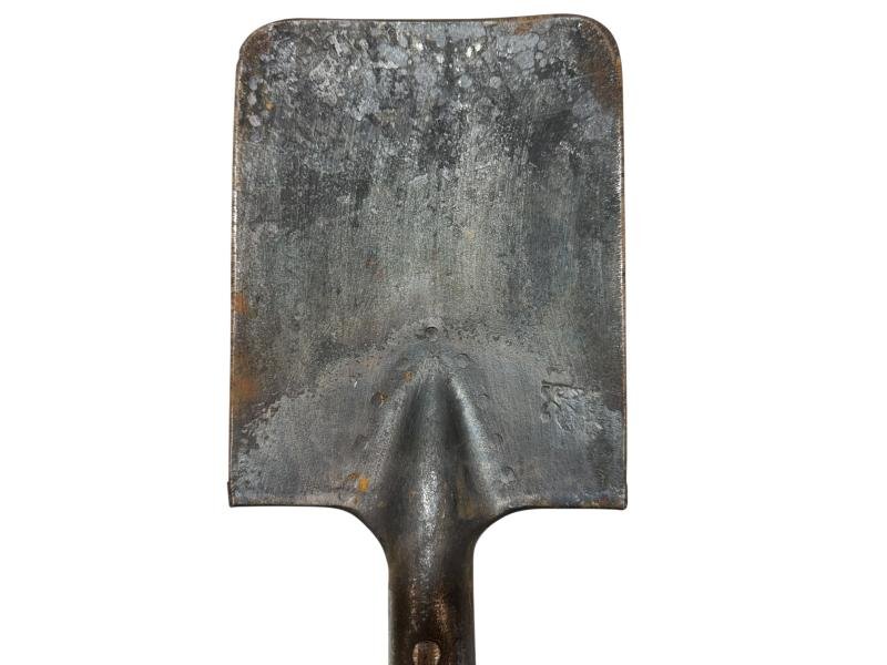 German WWII Entrenching Tool Carrier + straight shovel — image 8