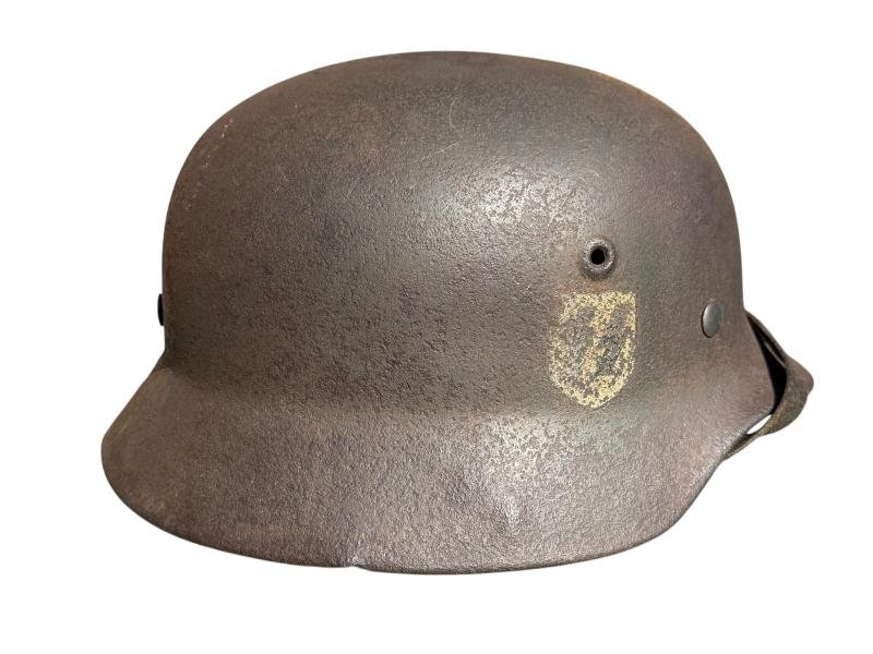 Waffen-SS M40 Helmet — image 3