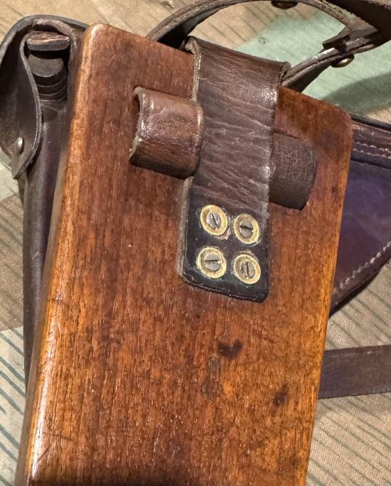 Exceptional Condition WW1 P.08 Artillery Luger Holster Stock Set — image 5