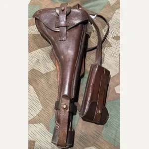 Exceptional Condition WW1 P.08 Artillery Luger Holster Stock Set