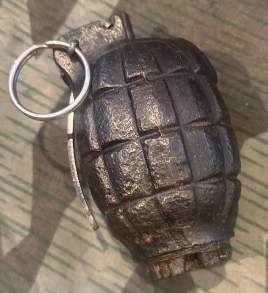 Inert British Mills Bomb — image 3