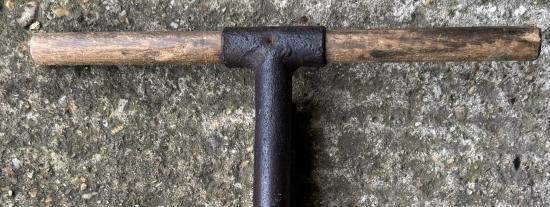 Rare German 8cm Mortar Cleaning Brush — image 3