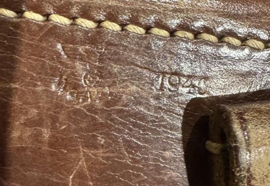 Brown WW2 German Luger Holster 1940 — image 5