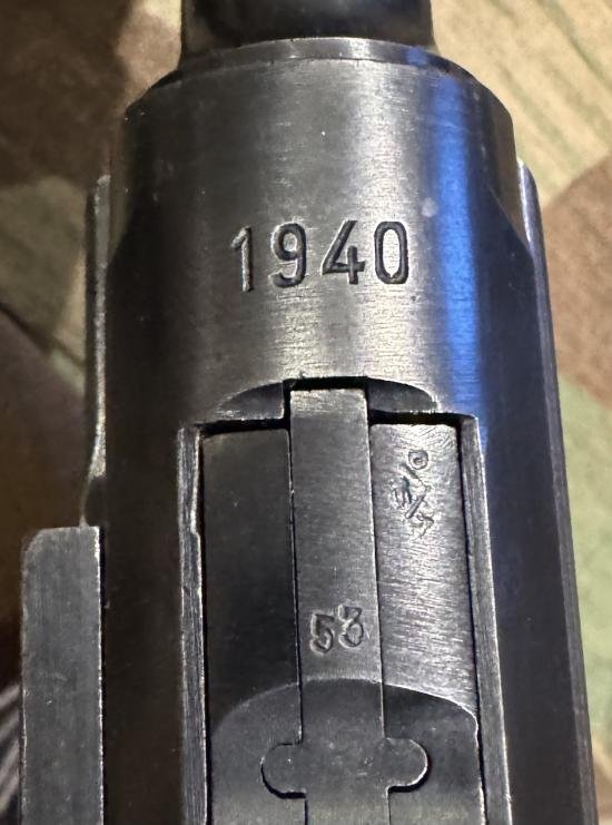 Deactivated WW2 German P.08 Luger Pistol — image 3