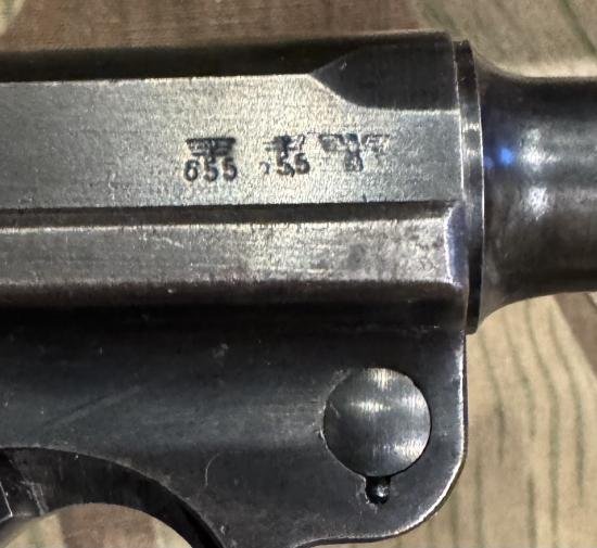 Deactivated WW2 German P.08 Luger Pistol — image 6
