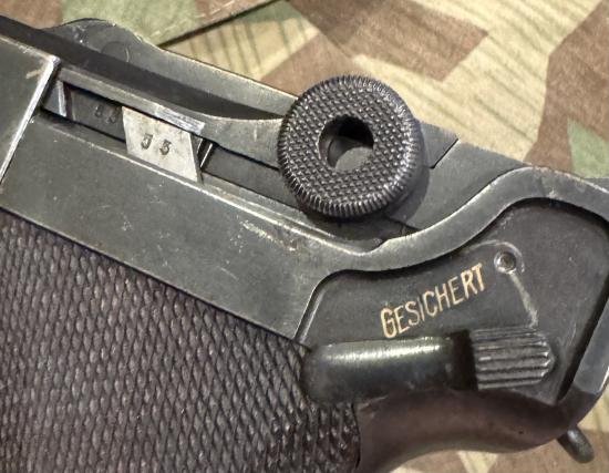 Deactivated WW2 German P.08 Luger Pistol — image 7