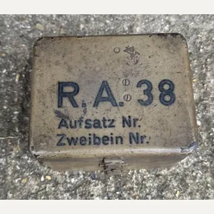 Rare WW2 German 8cm Mortar RA38 Sight Transit Box