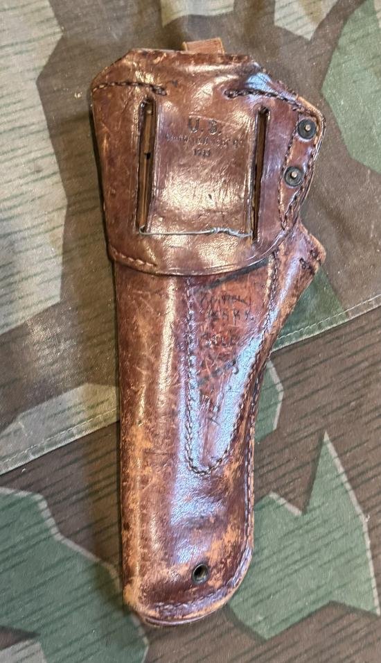 World War 2 - U.S. Graton & Knight M1916 Modified Pistol Holster — image 2