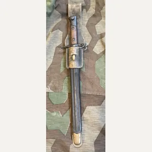 WW2 Italian Carcano Bayonet with frog