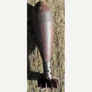 WW2 Inert German 8cm Mortar Round