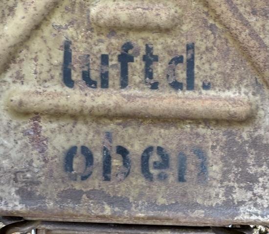 WW2 German 8cm Mortar Round Box — image 2