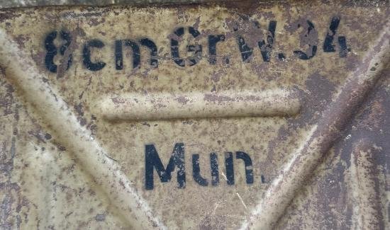 WW2 German 8cm Mortar Round Box — image 3