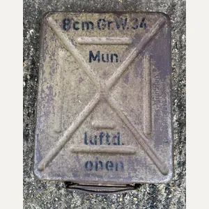 WW2 German 8cm Mortar Round Box