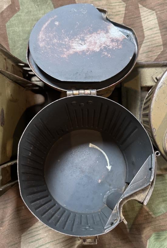 Rare Afrika Korps MG34 MG42 Gurttrommel Trager — image 9