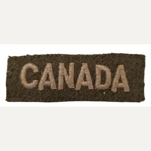 a canada sleeve insignia