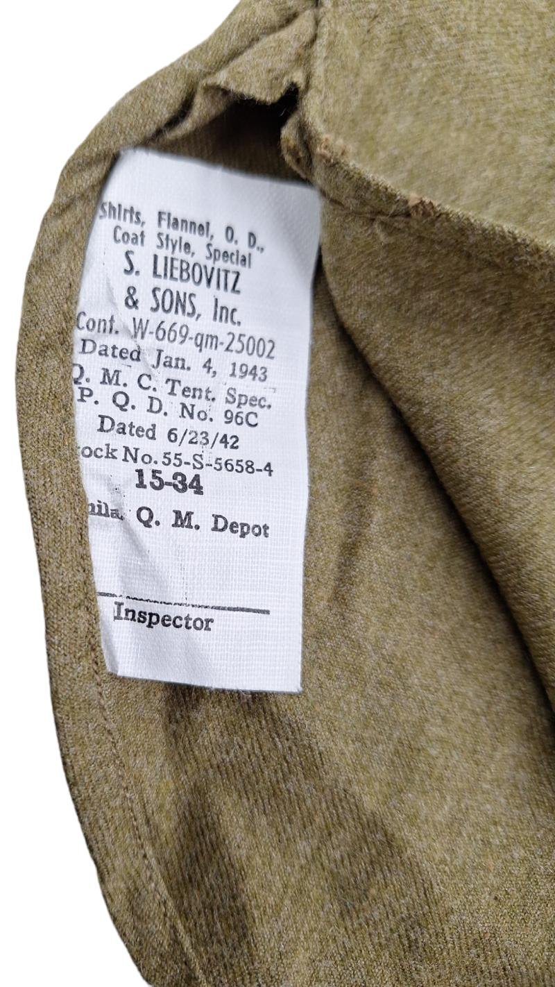 Us ww2 wool shirt — image 3