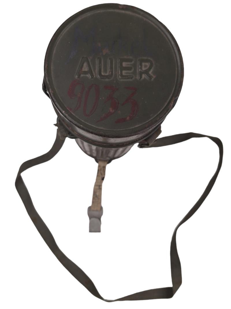 in a very nice used condition A wehrmacht empty gasmask cannister — image 7