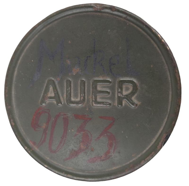 in a very nice used condition A wehrmacht empty gasmask cannister — image 9