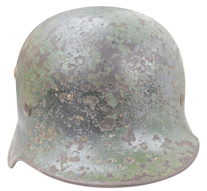 a wehrmach Q64 dubbel decal heer helmet — image 3