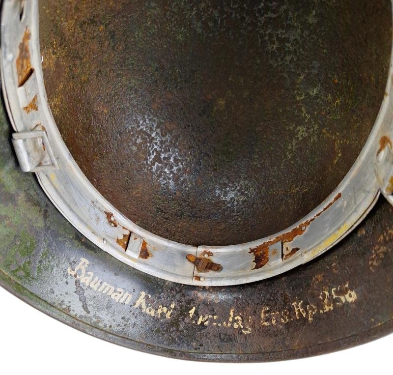 a wehrmach Q64 dubbel decal heer helmet — image 9