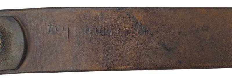 a german leather equipment belt — image 7