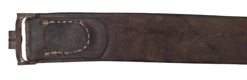 a german leather equipment belt — image 8