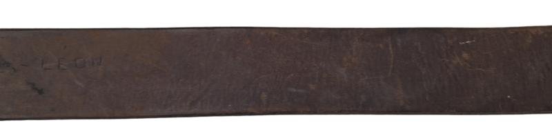 a german leather equipment belt — image 9