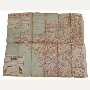 A France Michelin map from 1929