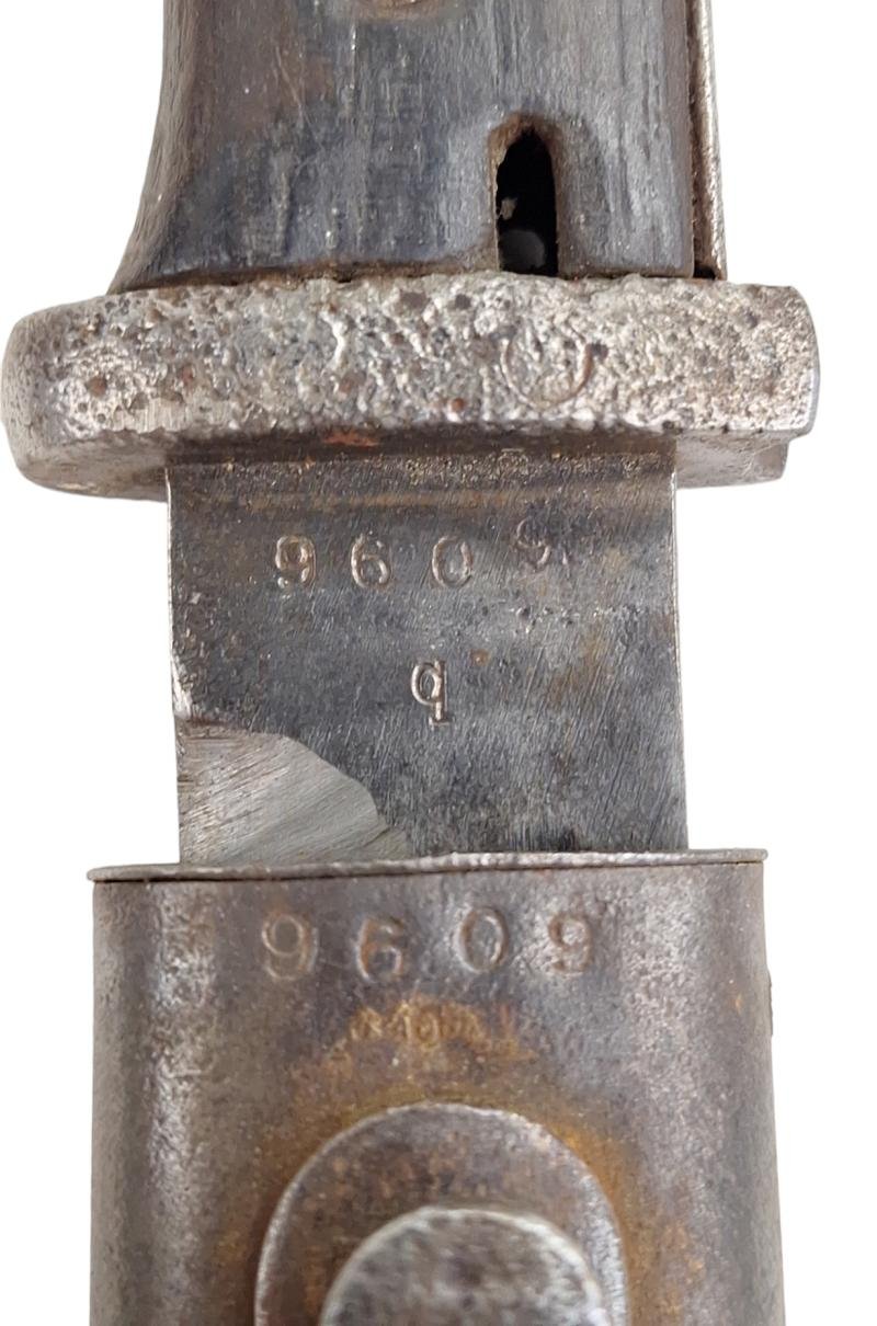 a K98 Bajonet full matching numbers with I think a Czech frog — image 7
