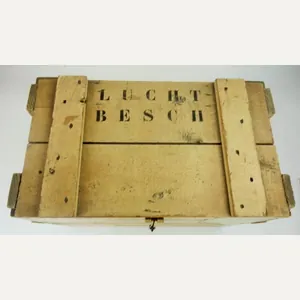dutch ww2 air defense medical wooden box