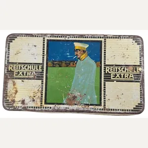 a German WW2 empty metal cigarette box