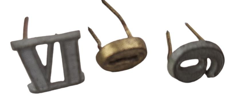 a set of 4 regiment Shoulderboard cyphers — image 3