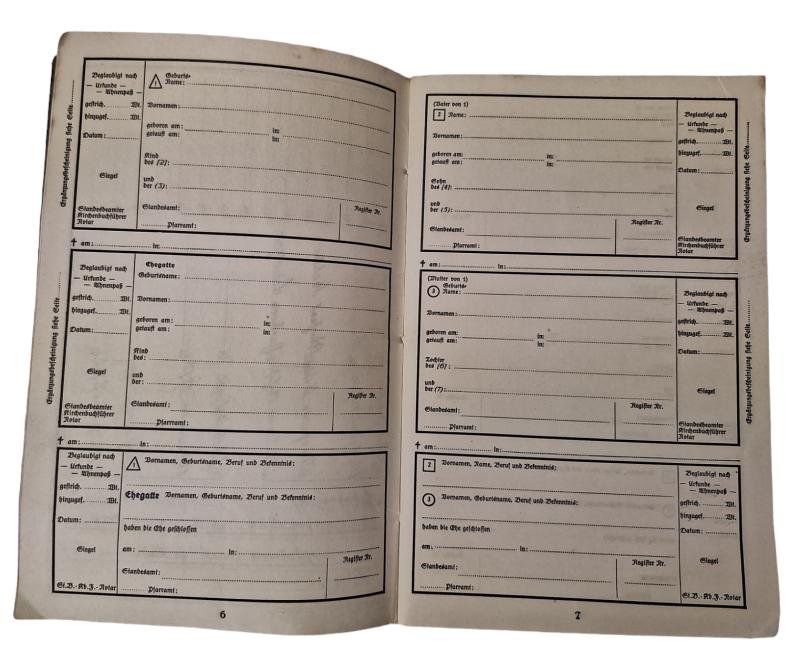 A german 1930 period family lineage booklet — image 3