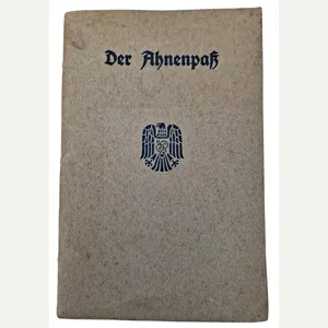 A german 1930 period family lineage booklet