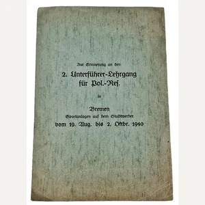 A German WW2 training group photo in original sleeve