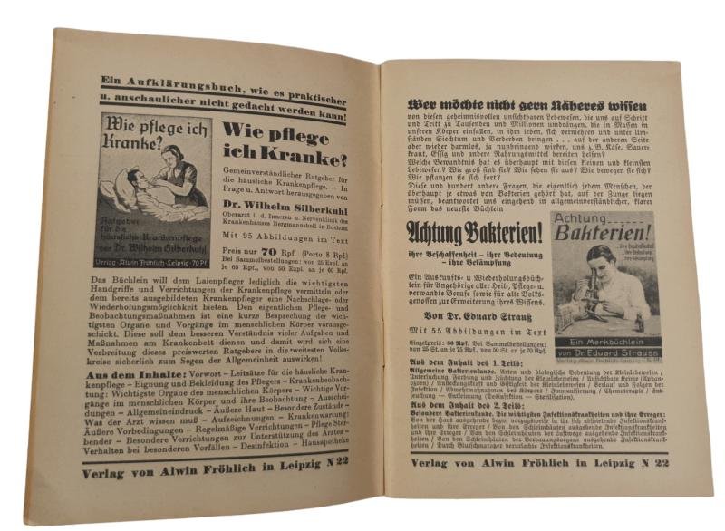 A german ww2 red cross emergency bandaging technique instruction booklet — image 6