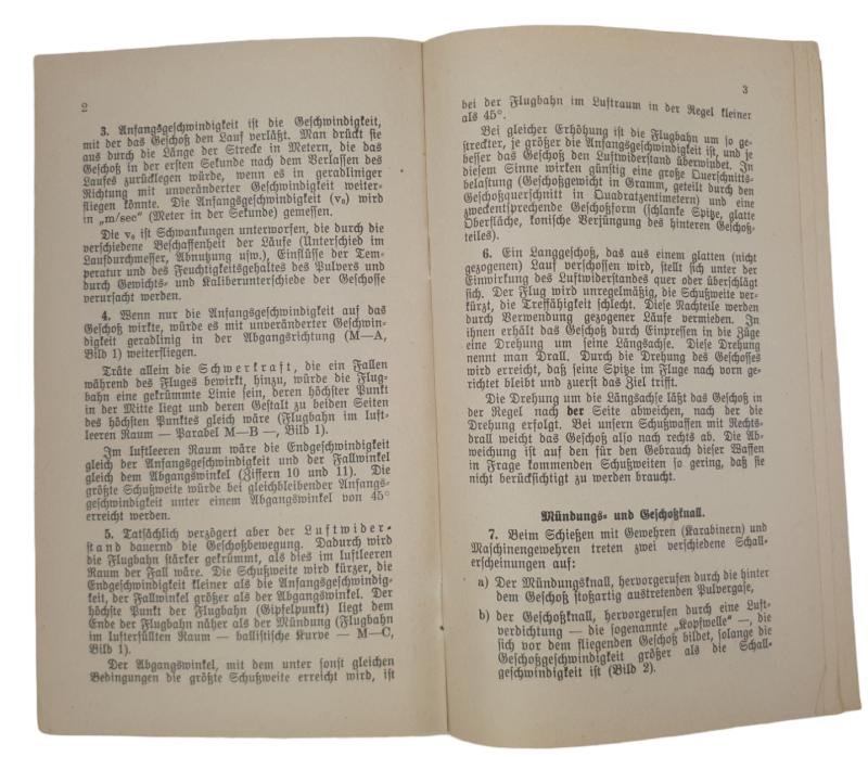 A Wehrmacht shooting instructions for rifle (carbine), light machine gun, pistol and provisions for throwing sharp hand grenades. — image 4