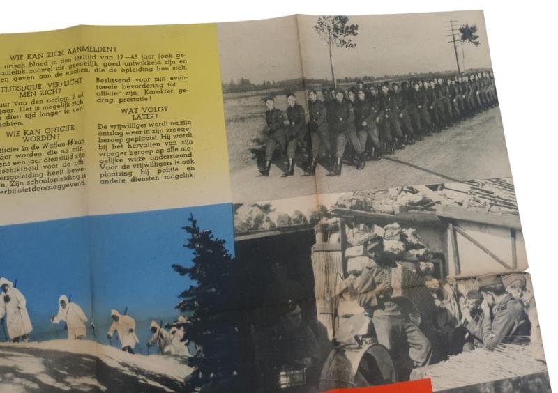 a original waffen ss dutch recruitment flyer — image 5