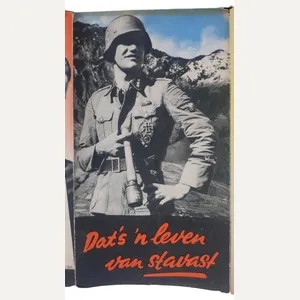 a original waffen ss dutch recruitment flyer