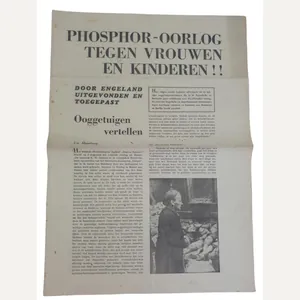 Dutch-language propagandist publication from a national socialist angle.