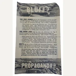 a set off 4 american ww2 propaganda drop flyer