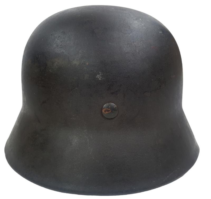 a wehrmacht et66 m35 heer single decal helmet — image 3