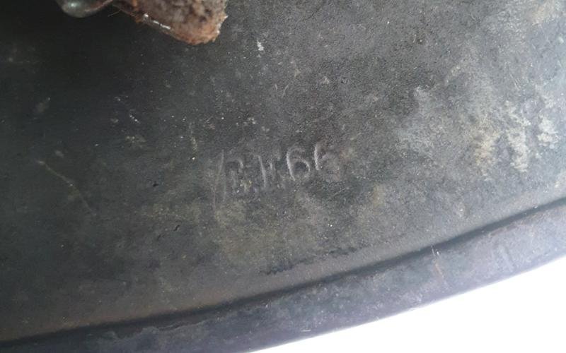 a wehrmacht et66 m35 heer single decal helmet — image 7