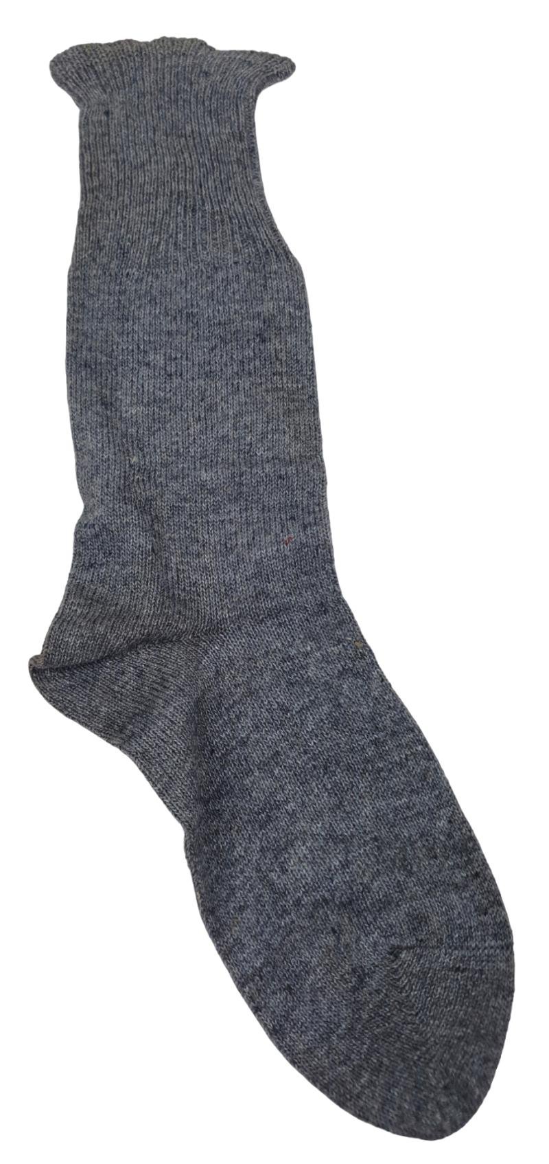 a pair off wehrmacht grey wool socks — image 2
